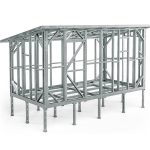 Bazinis sandėliukas su grindimis ir poliais – HEKO/M